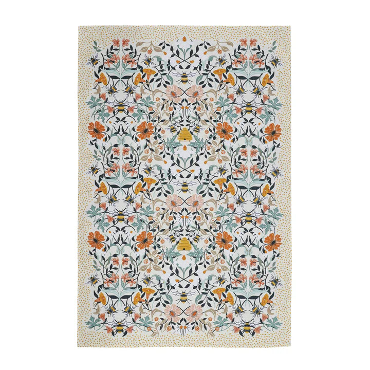 Bee Bloom Tea Towel