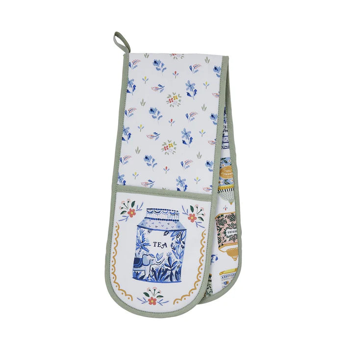 Tea Tin Double Oven Gloves