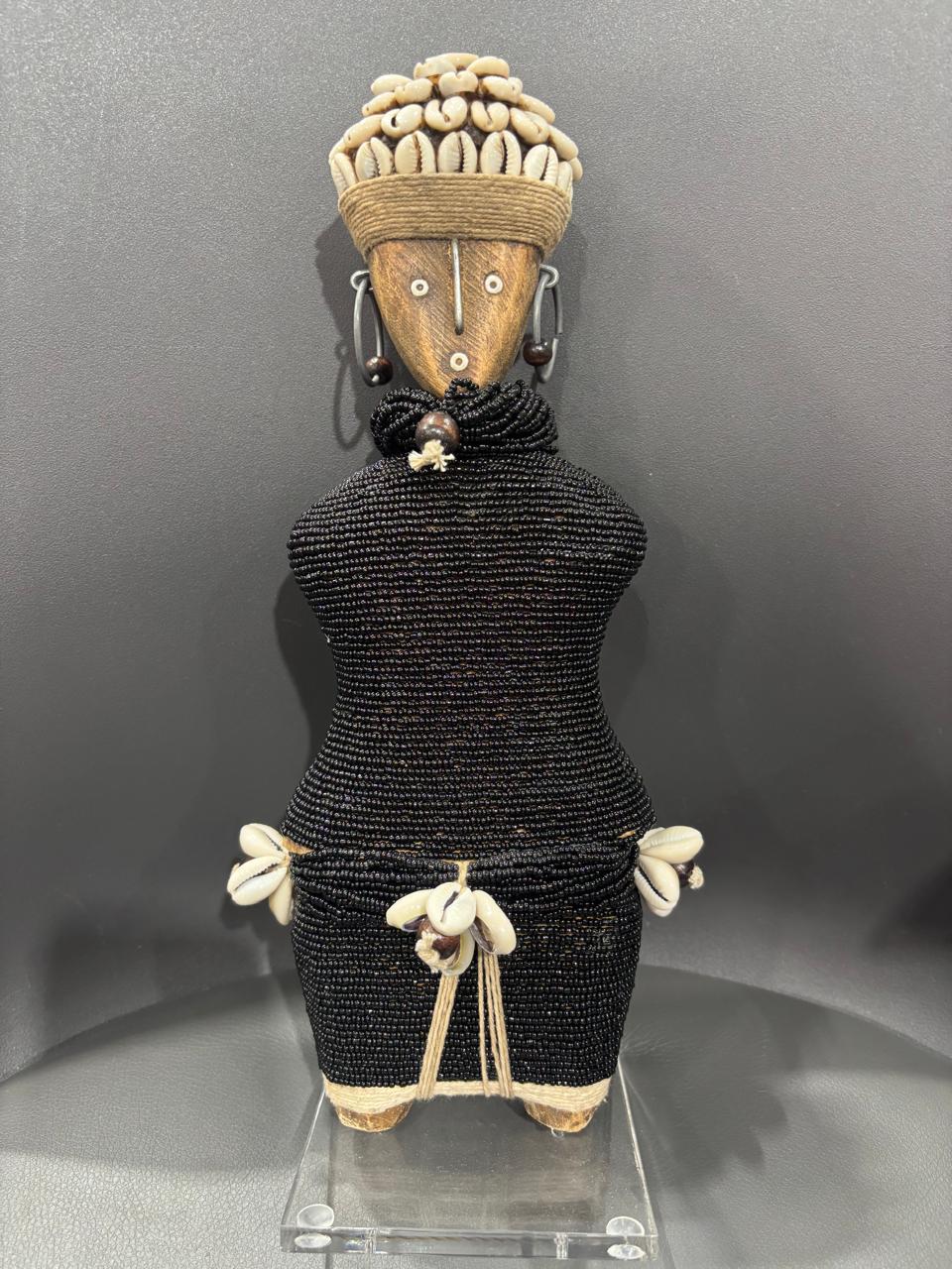 Wooden Naamji Dolls | Black Shell Head