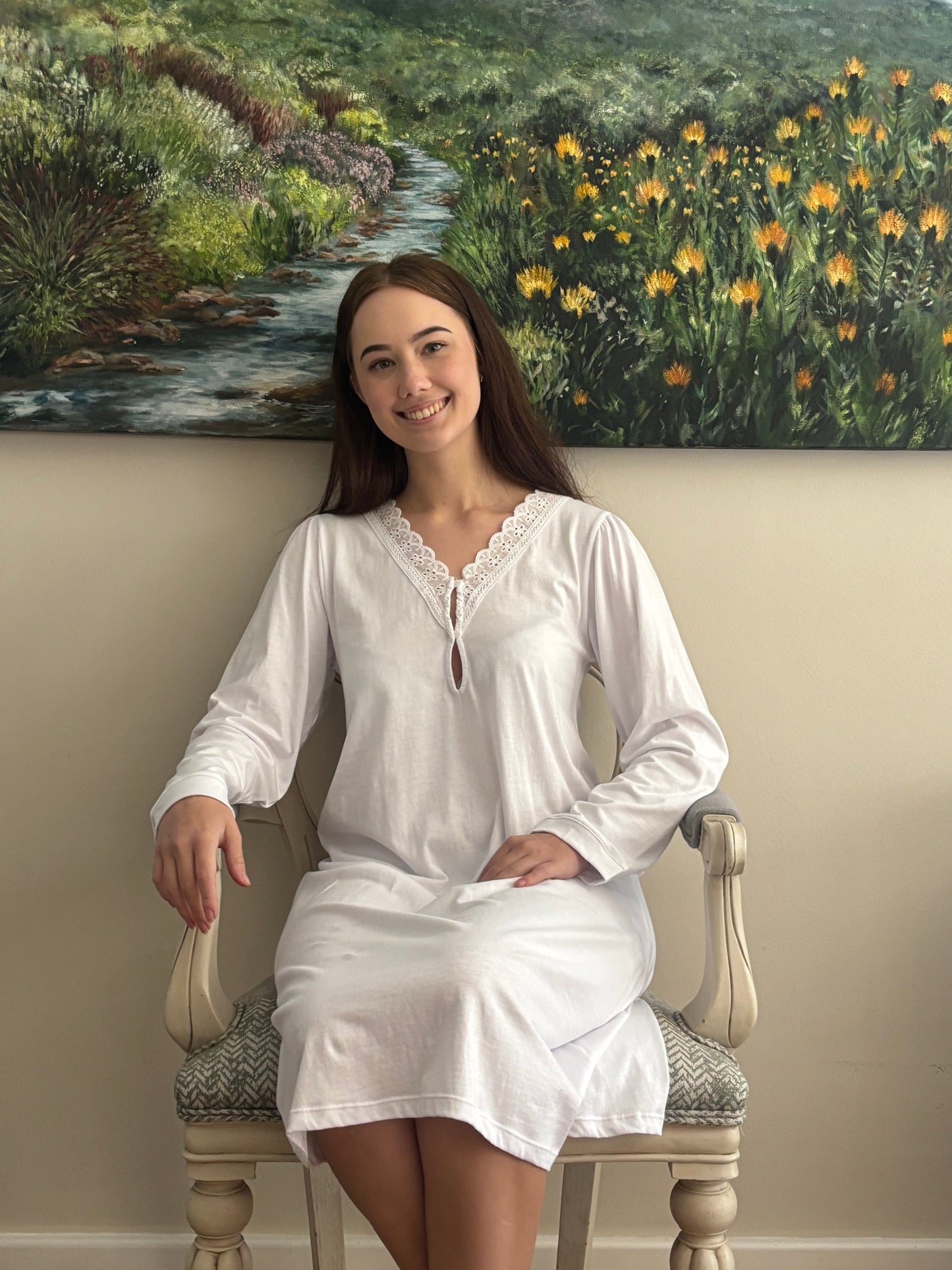 Sleepshirt | Sonia | 100% Cotton Knit