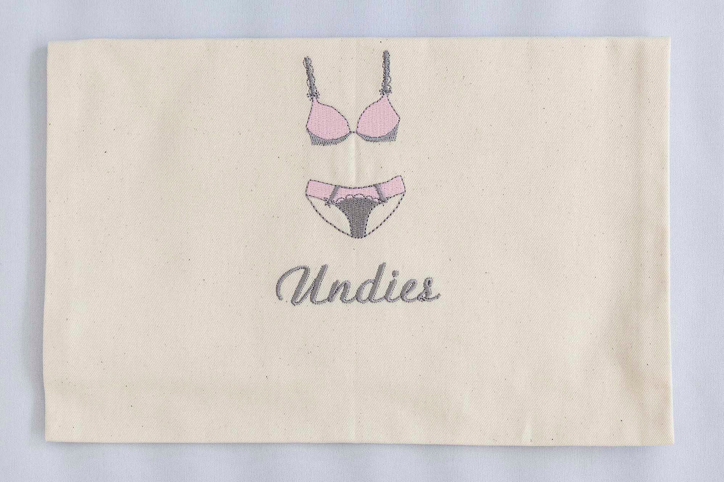Cream Undies bag No 1