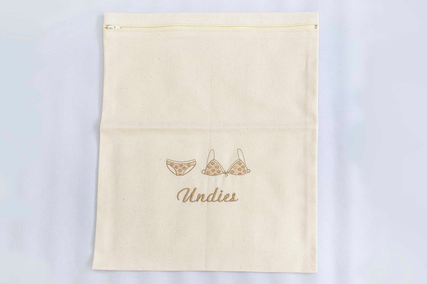 Cream Undies bag No 4