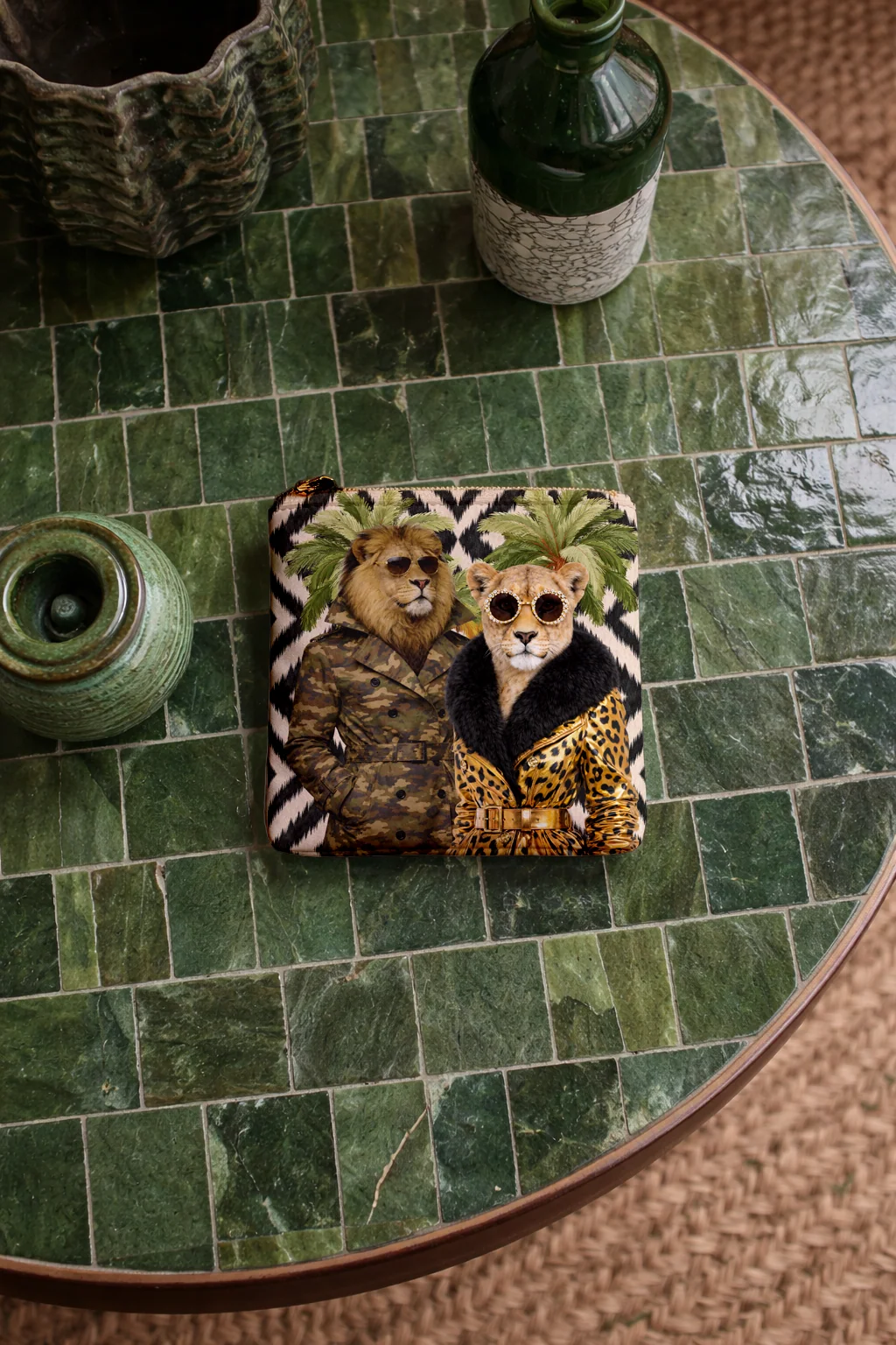 The Tourist Lincoln and Lebo | Coin Purse 13 x 13 cm