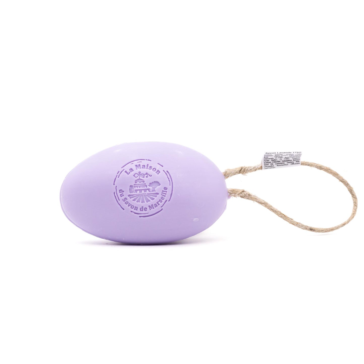 La Maison Soap on a Rope | Lavender |Pebble | Purple