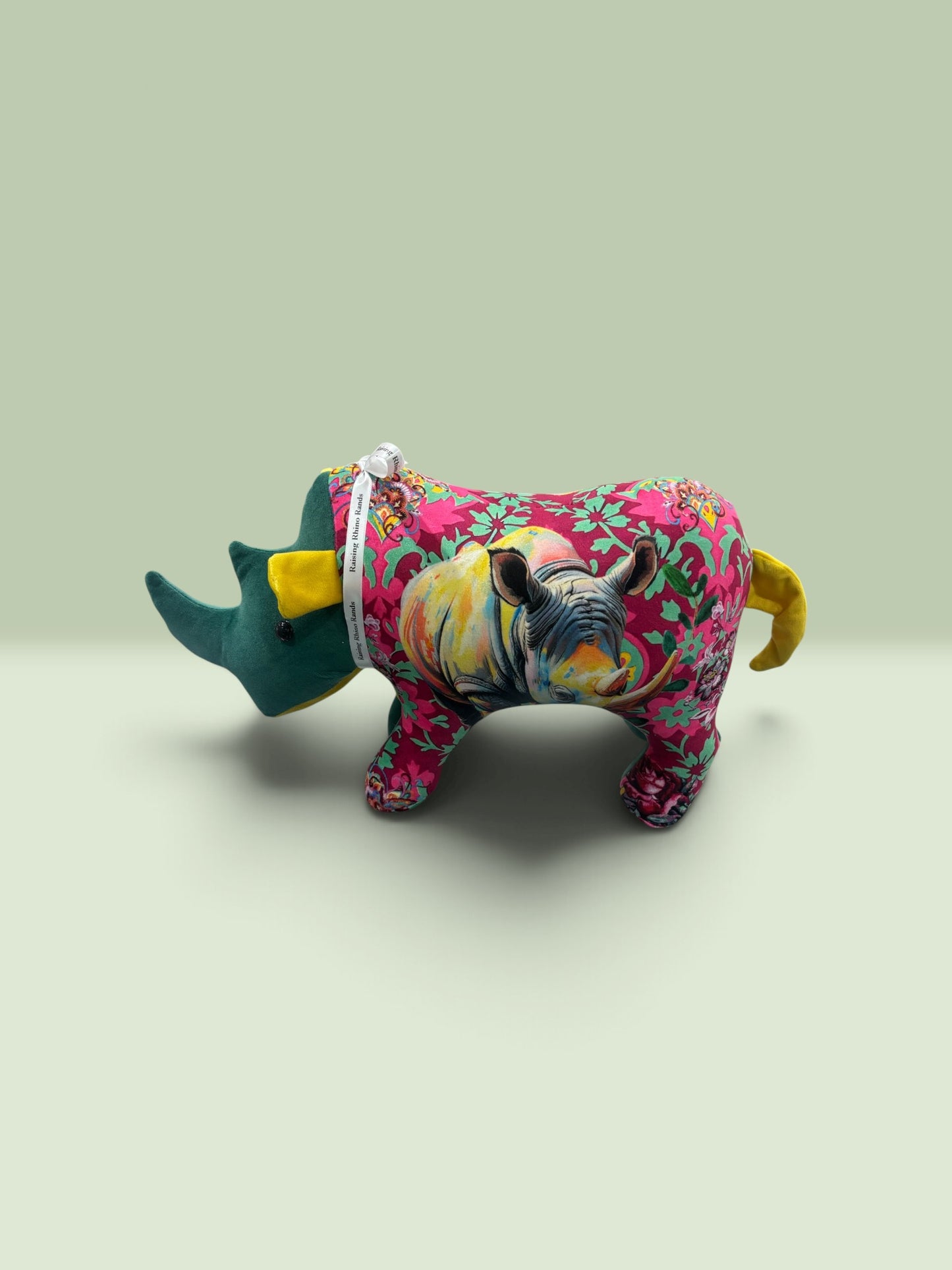Rhino Medium | Hanna Claire Fabric 38 x 14 x 24 cm