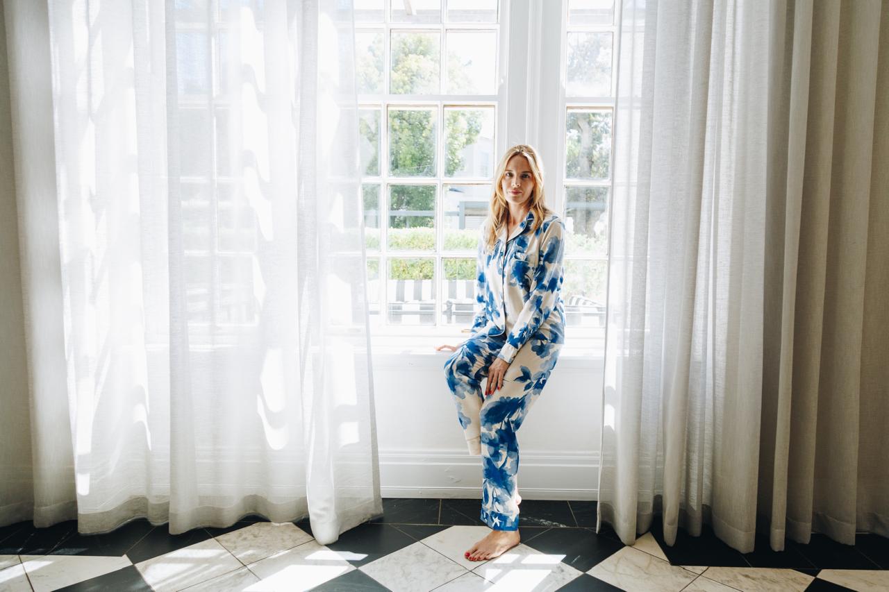 Long Sleeve Top & Long Pant | Moonlight Floral | 100% Rayon