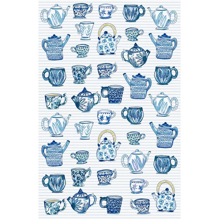Tea Cups Tea Towel