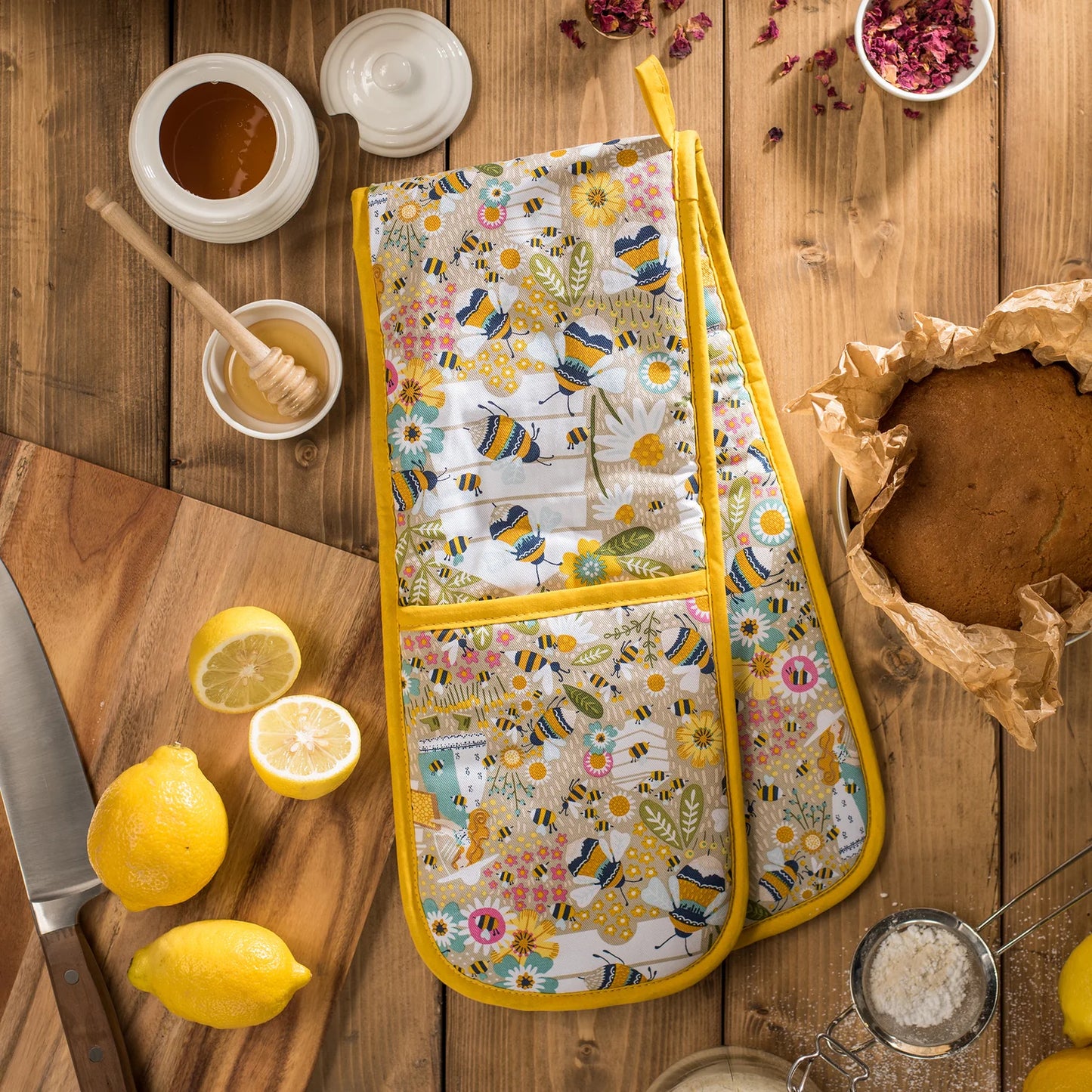 Bee Keeper Double Oven Gloves