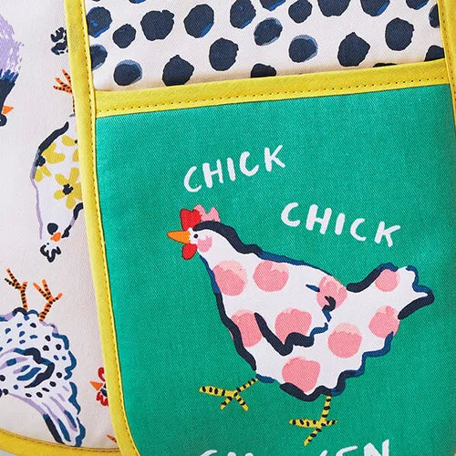 Chic Chicken Double Oven Gloves