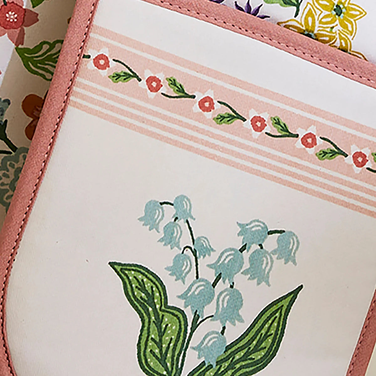 Petals and Prose Double Oven Gloves