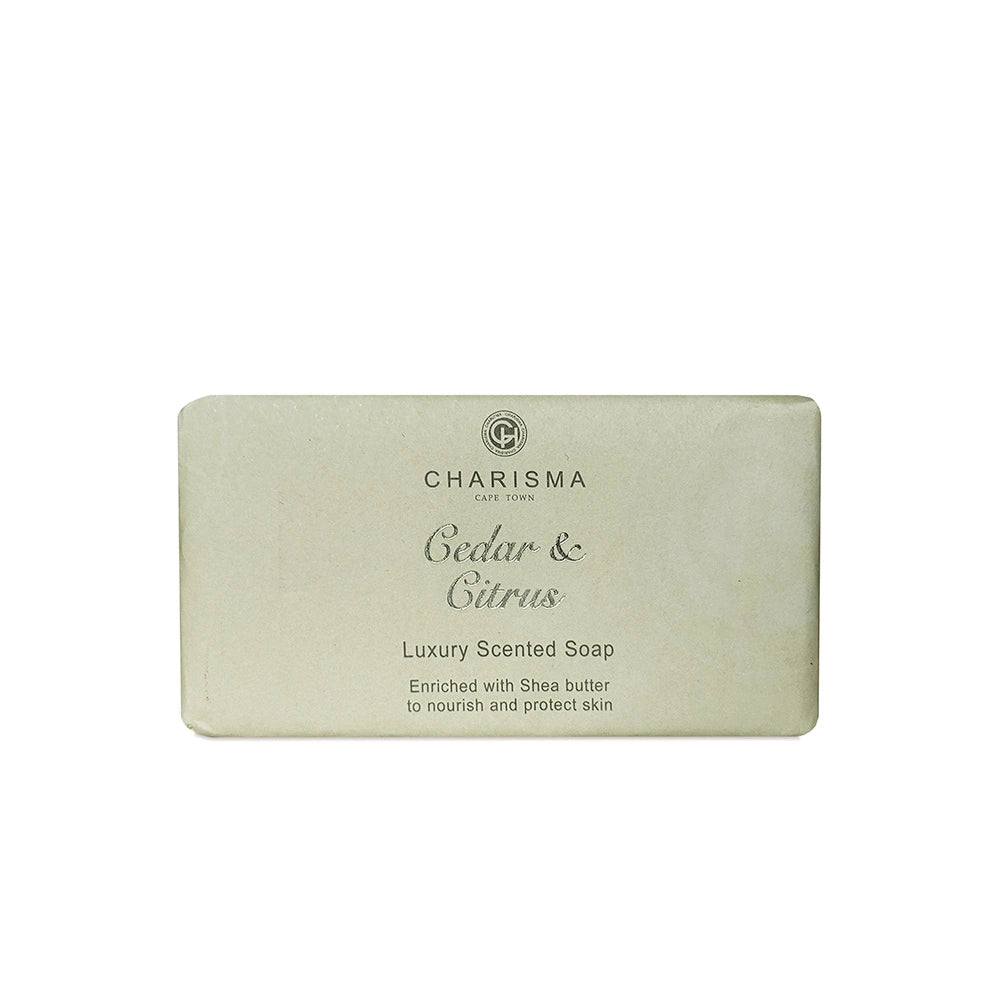 Cedar and Citrus Luxury Scented Soap