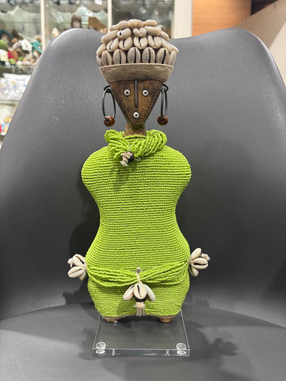 Wooden Naamji Dolls | Lime Shell Head