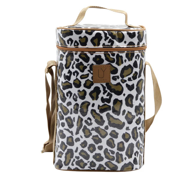 Wine Cooler - Leopard Khaki