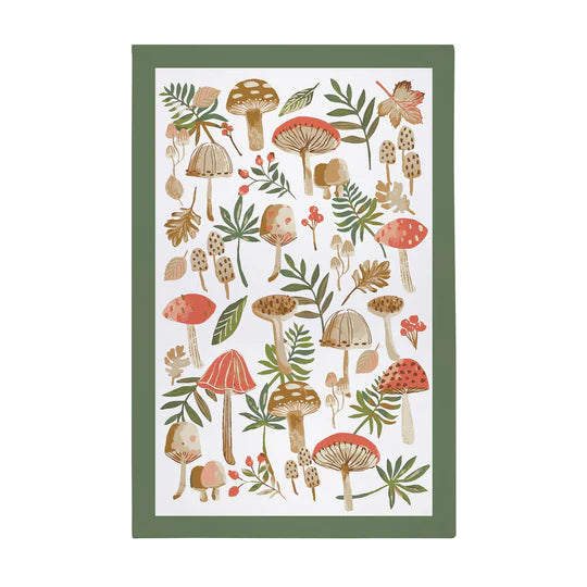 Mushrooms Tea Towel