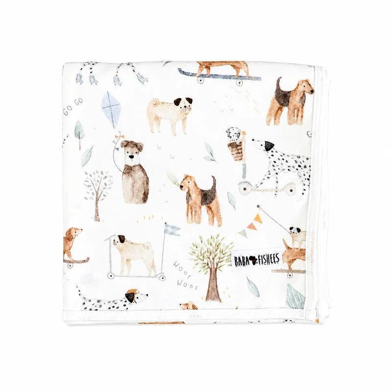 Baby Blanket | Dogs Playground | 100% Cotton