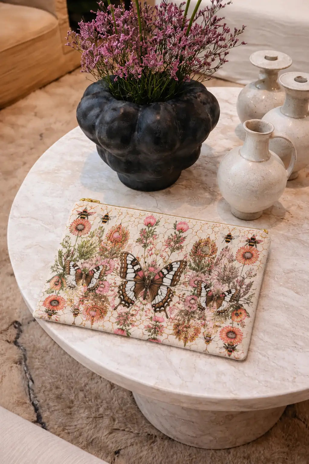 3 Butterflies | Vanity Bag |30 x 15 cm