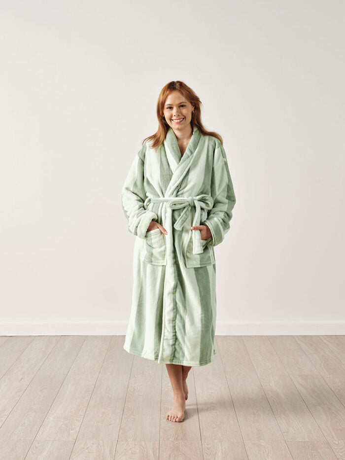 Plush Fleece Gown| Jade