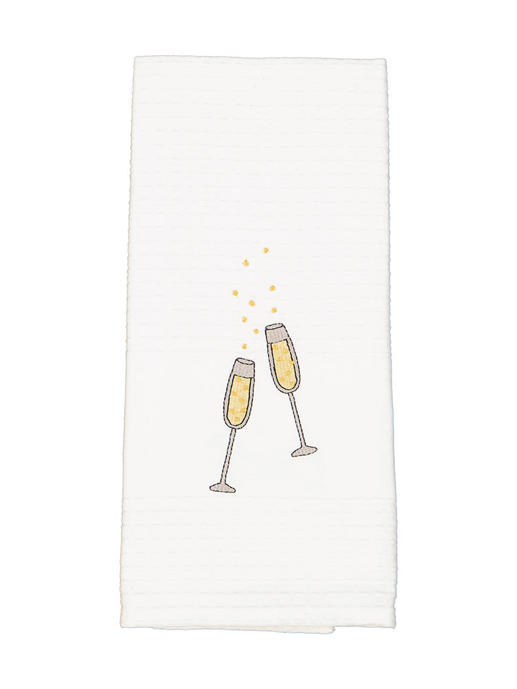 Tea Towel | Champagne Glasses