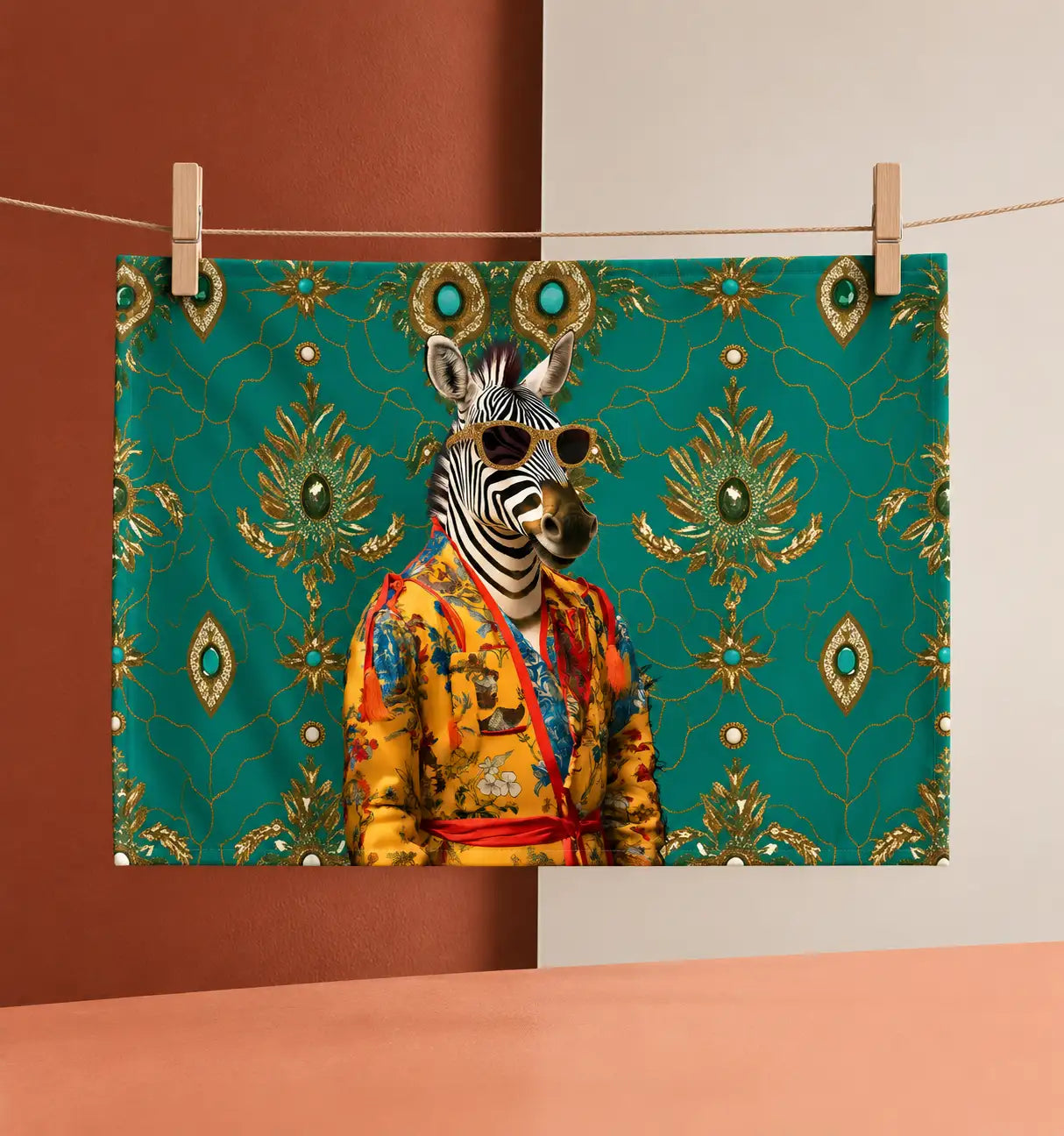 The Tourist Zack | Tea Towel 64 x 44 cm