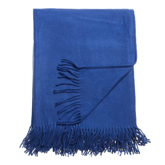 Melody Herringbone Touch Throw | Navy