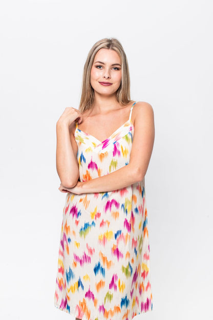 Chemise | Paint Splat | 100% Rayon