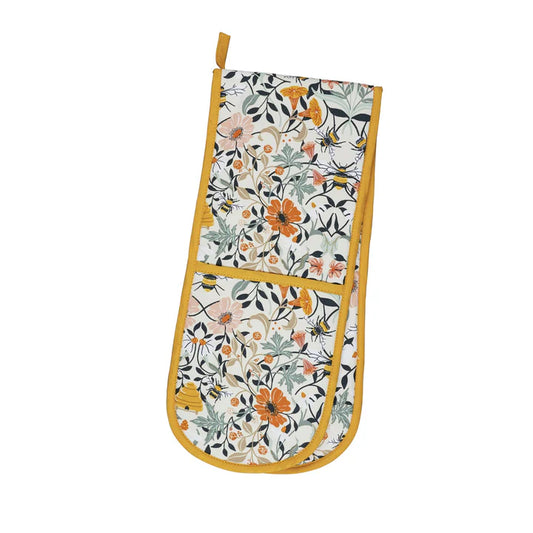 Bee Bloom Double Oven Gloves