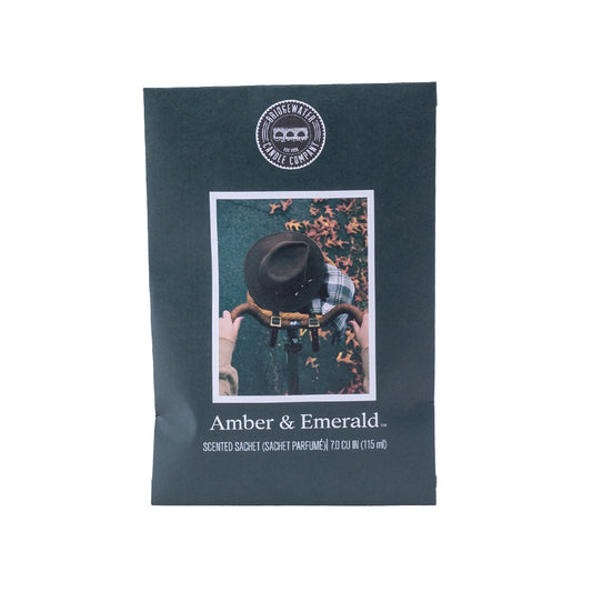 Amber and Emerald Sachet
