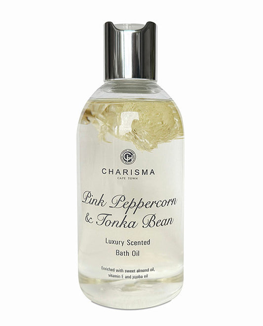 Pink Peppercorn & Tonka Bean Bath Oil