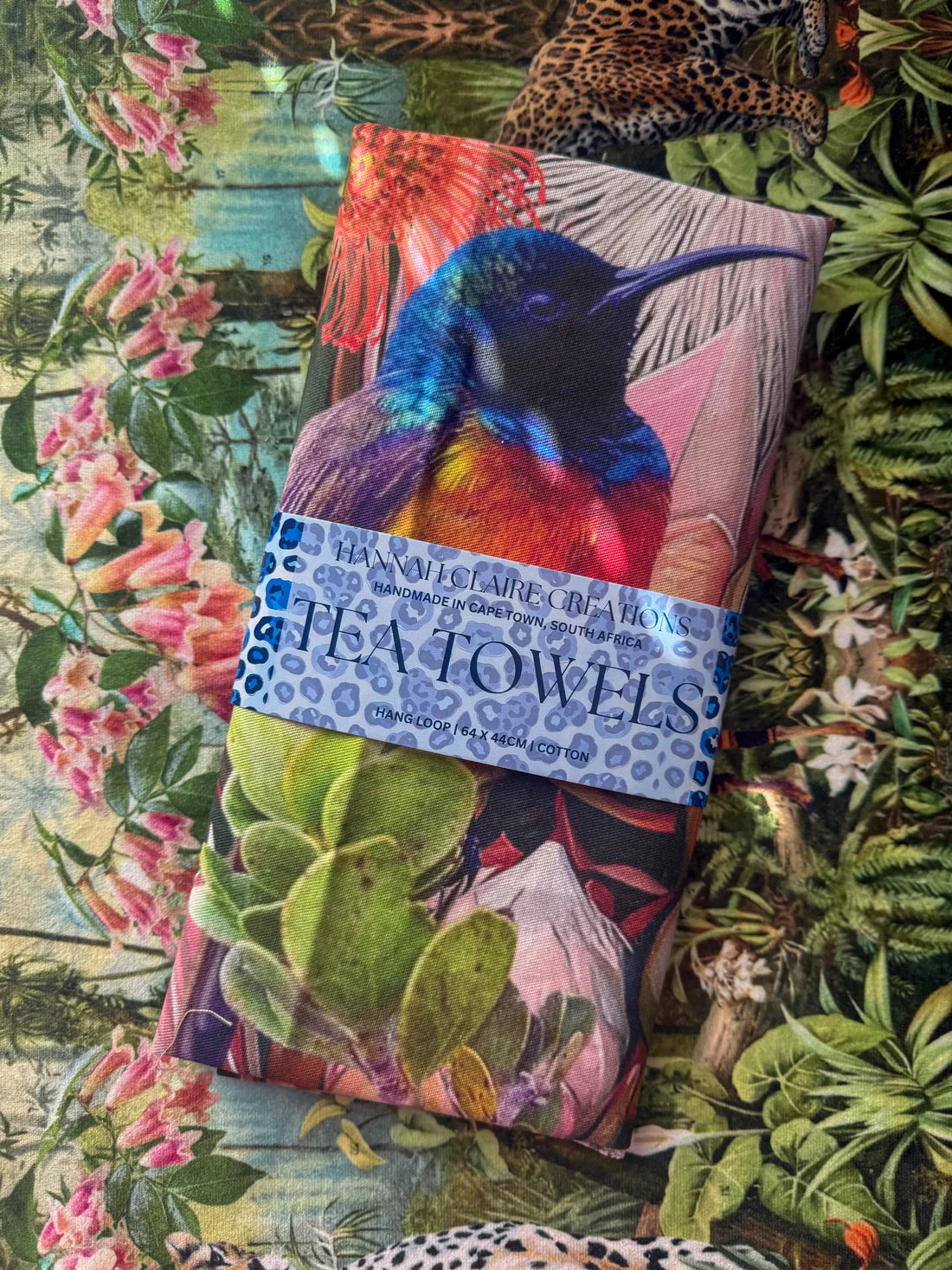 Sunbird and Proteas | Tea Towel 64 x 44cm