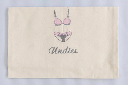 Cream Undies bag No 1