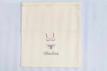 Cream Undies bag No 1