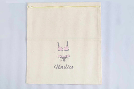 Cream Undies bag No 1