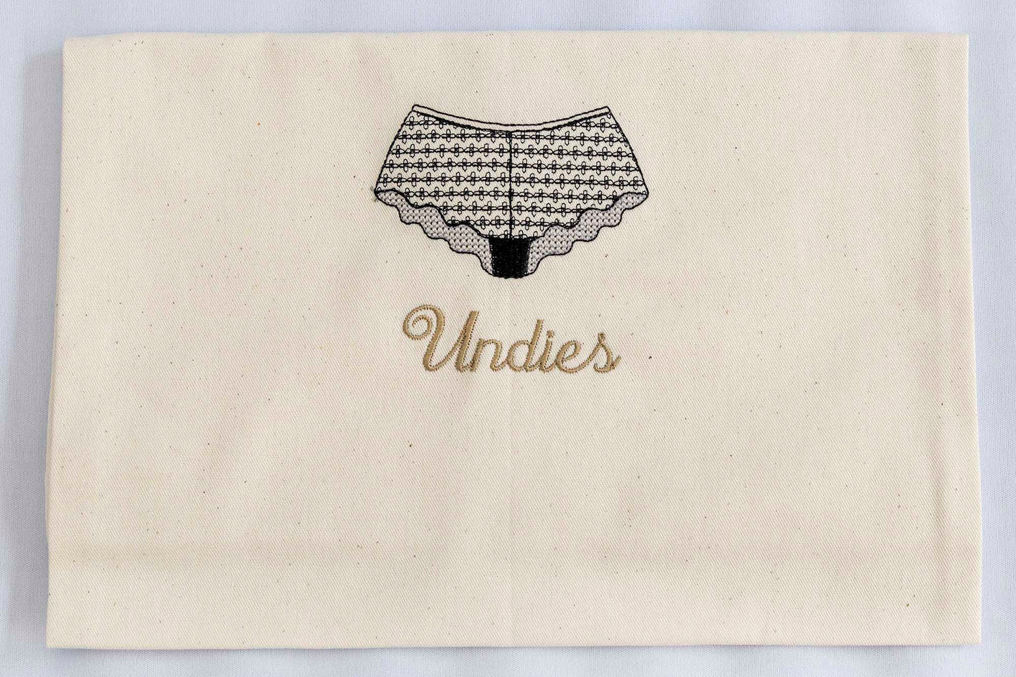 Cream Undies Bag No 5