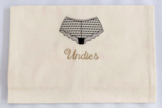 Cream Undies Bag No 5