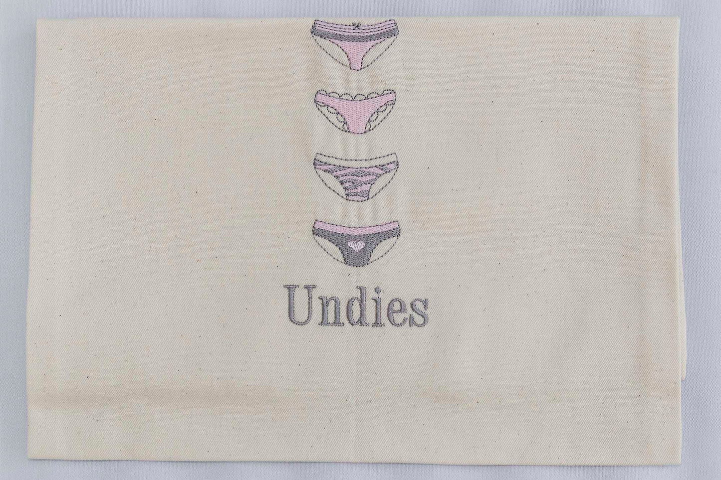 Cream Undies Bag No 6