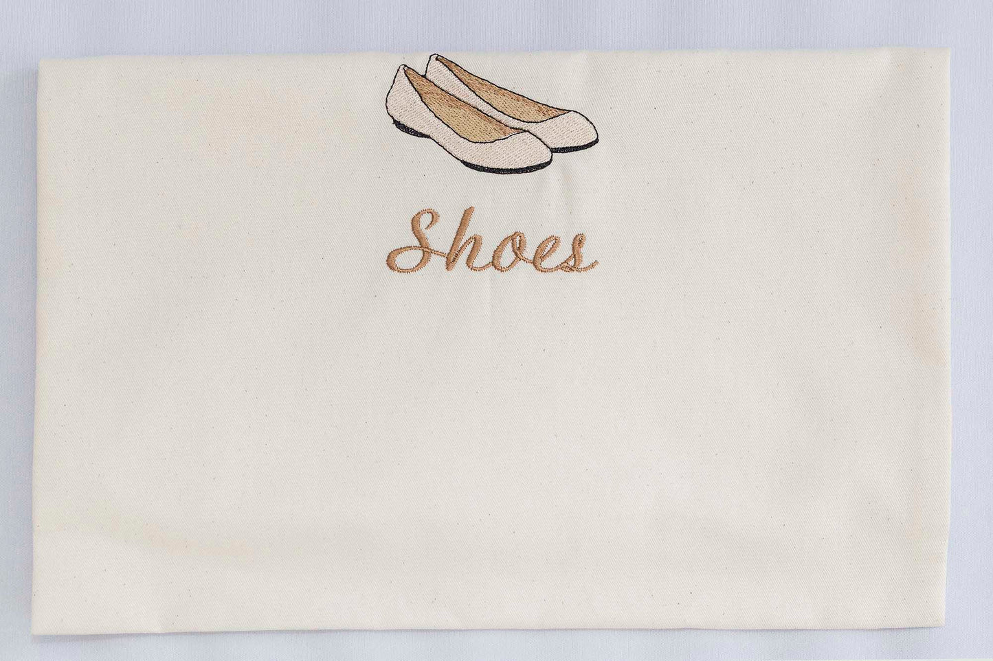 Cream Shoe Bag