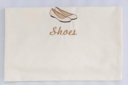 Cream Shoe Bag