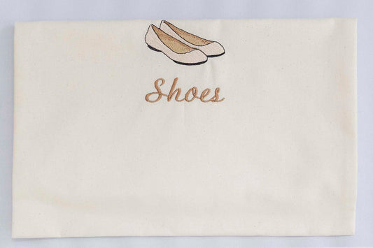 Cream Shoe Bag