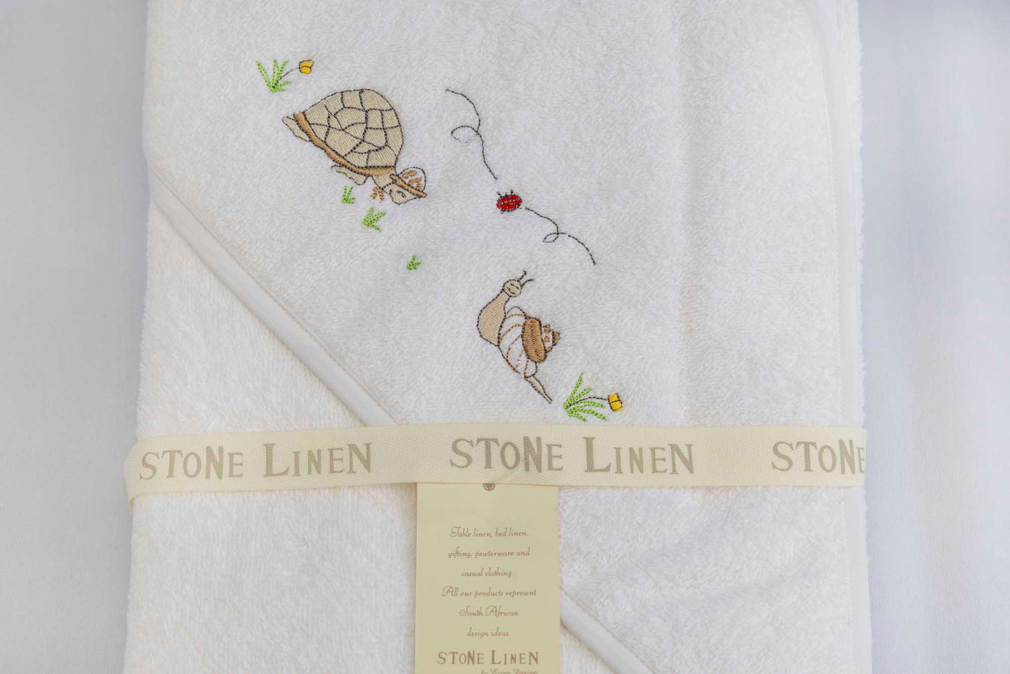 Baby hooded cotton towel Snail