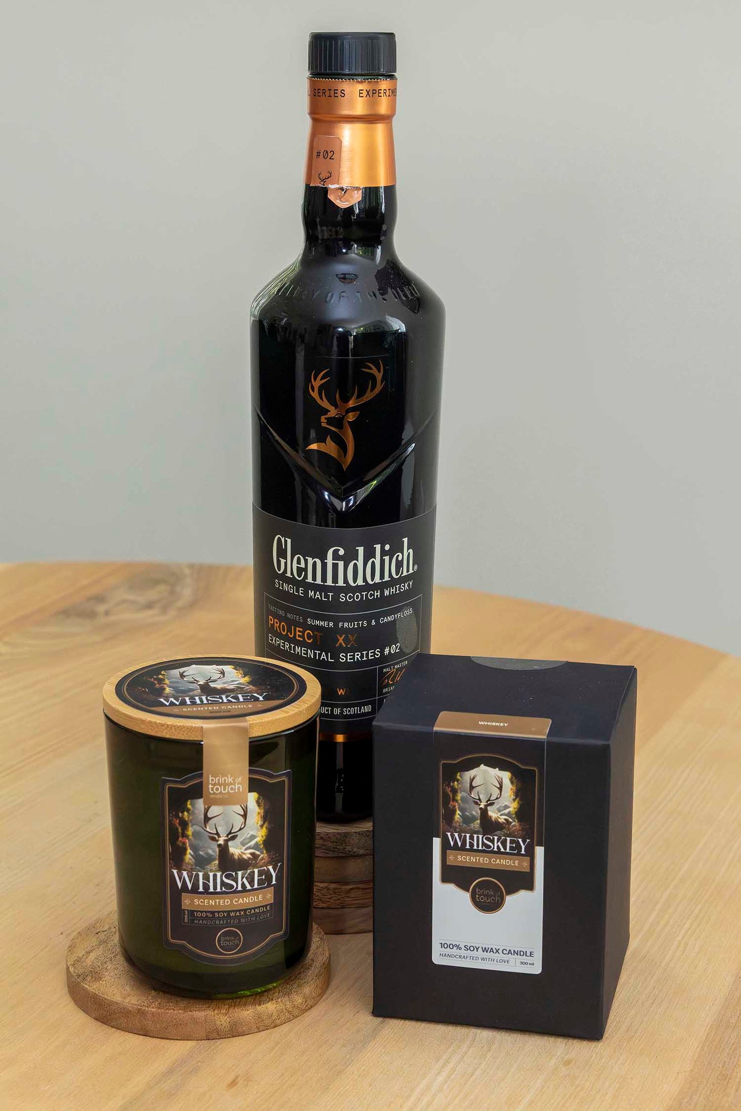 Whiskey candle small