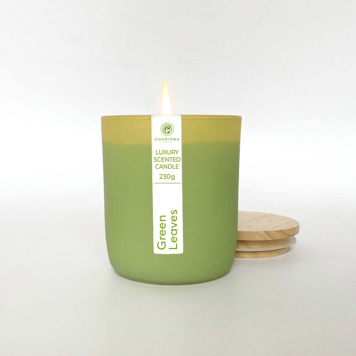 Serenity Luxury Scented Candle - Green Leaves
