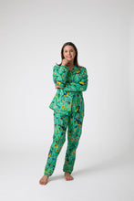 Load image into Gallery viewer, Green Bird 100% Indian Cotton Pjs - Classic Long Sleeve Top &amp; Pant
