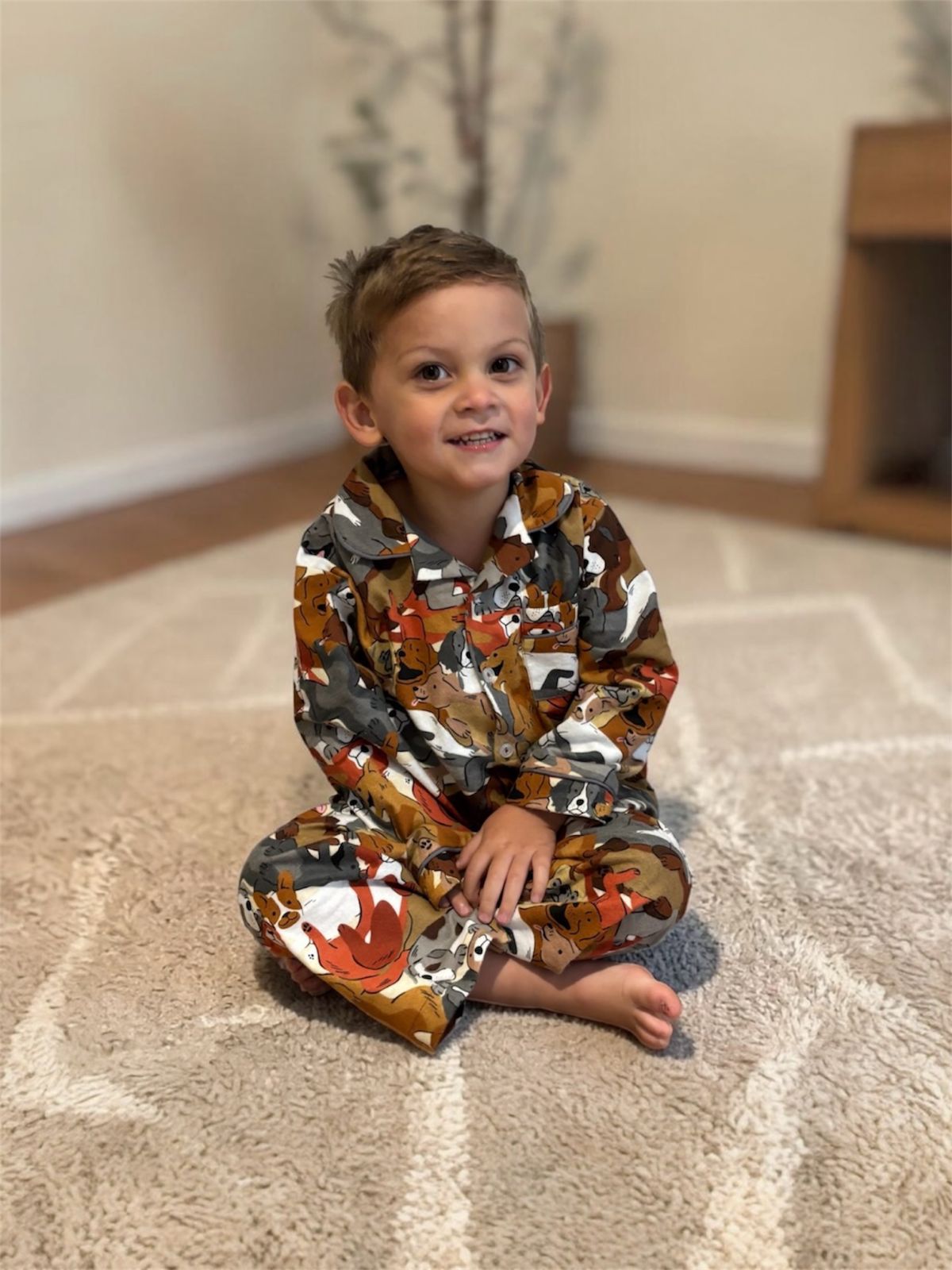 Brown Dog Classic Kiddies PJs