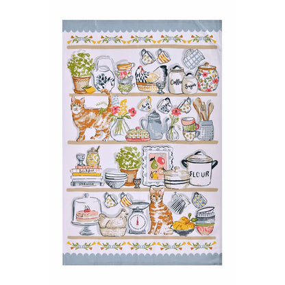 Pantry Cats Tea Towel