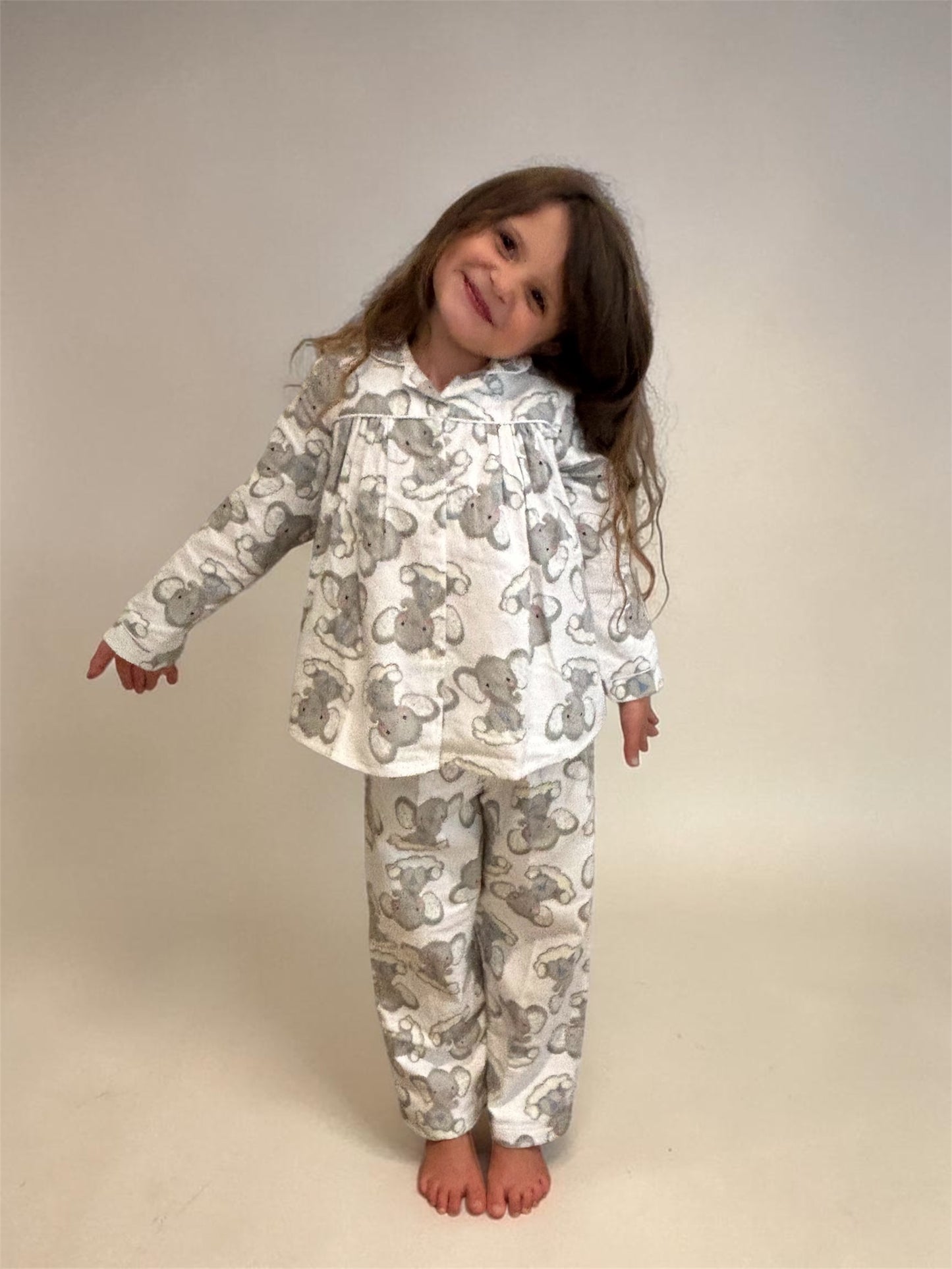 Elephant Grey Classic Kiddies PJs