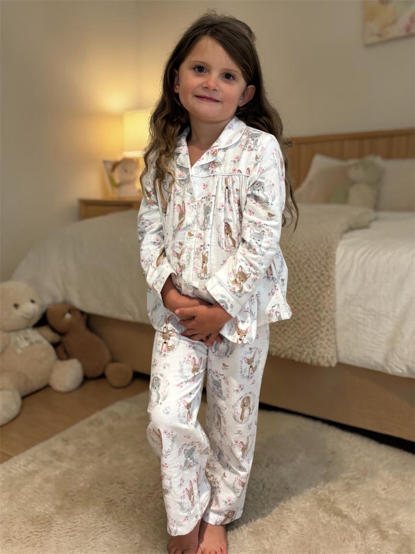 Fox and Deer Classic Kiddies Pjs