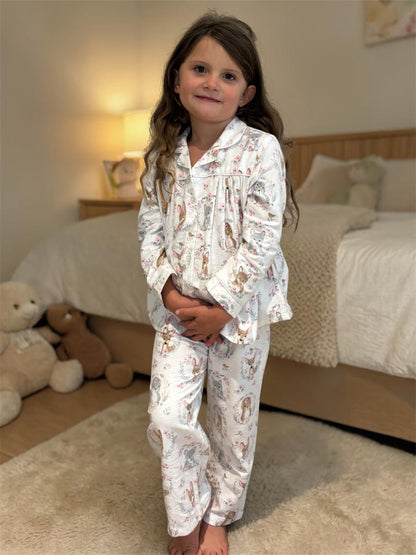 Fox and Deer Classic Kiddies Pjs