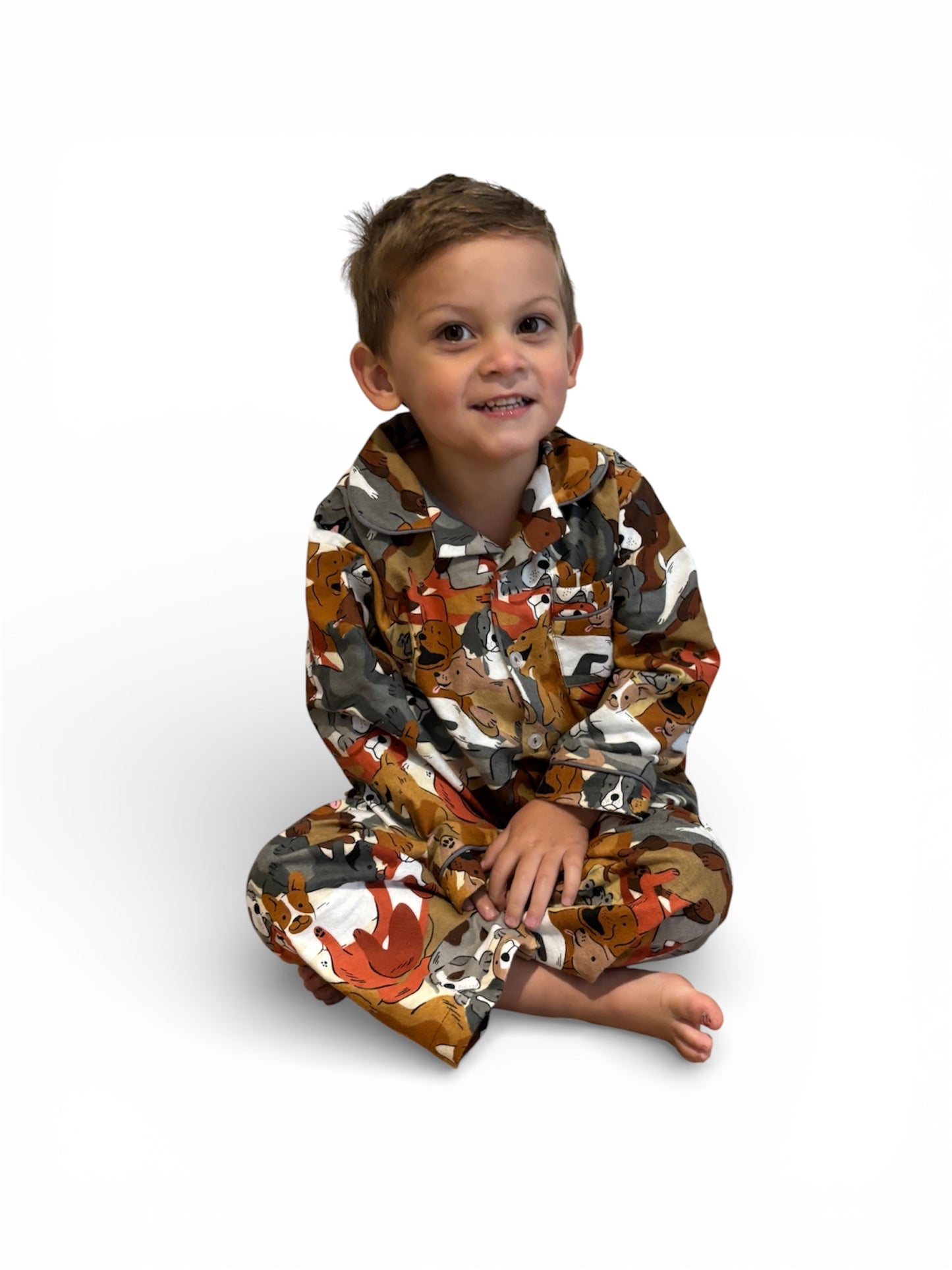 Brown Dog Classic Kiddies PJs