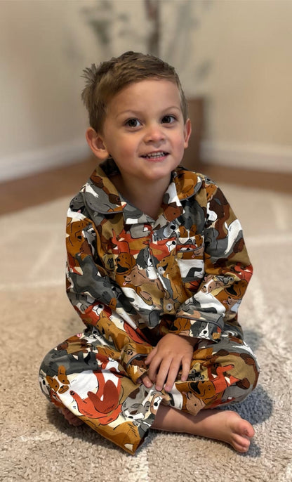 Brown Dog Classic Kiddies PJs