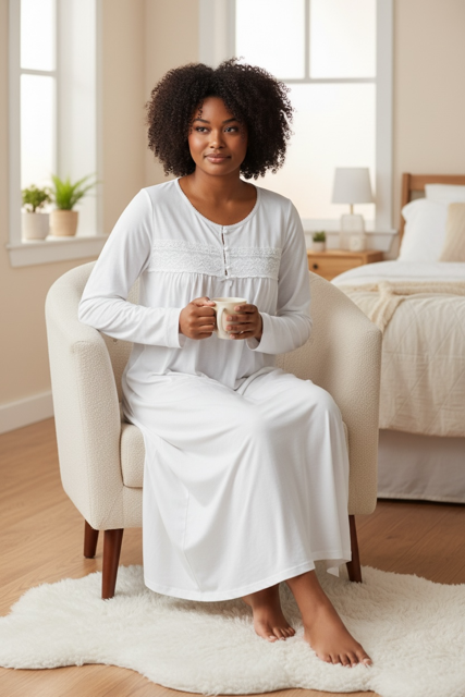 Nightie | April | 100% Cotton Knit